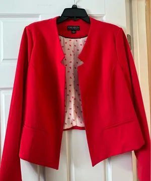 Forever 21 Vibrant Red Women's Blazer thumbnail 1