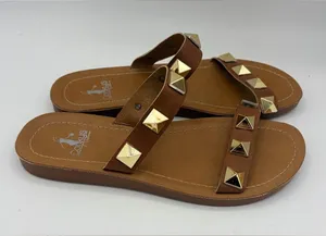 Corkys footwear daiquiri sandals in cognac women’s Sz 8 slip on vacation thumbnail 1
