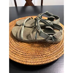 Merrell Terran 3 Cush Lattice Sandals Olive‎ Green Womens 10 Hiking Sandals thumbnail 5