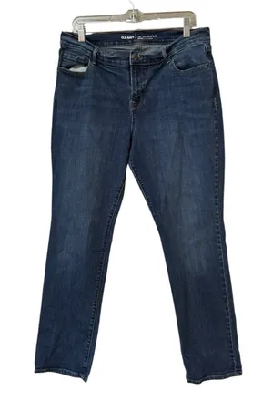 Old Navy Curvy Profile Jeans Women Size 14 Short Mid Rise Preppy City Casual thumbnail 1