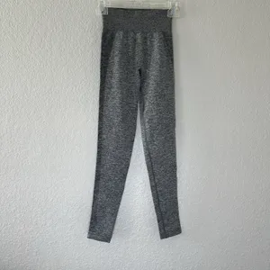 Gymshark Womens Gray Flex High Waisted Seamless Leggings XS Gym‎ Athletic thumbnail 5