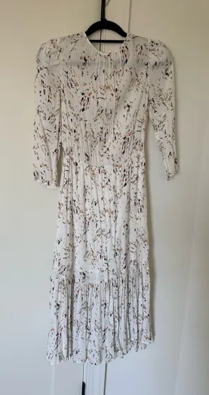 NWT A New Day White Midi Dress - XS thumbnail 1