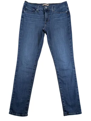 Levis 311 Shaping Skinny Jeans Dark‎ Wash Blue W30 L30 19626-0168 Womens 30 thumbnail 1
