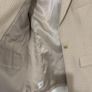 10 Crosby Derek Lam Checkered Tan Blazer Size S thumbnail 8