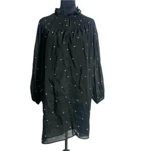 Tuckernuck Pomander Place Size Medium Taylor Dress Black Long Sleeve thumbnail 2