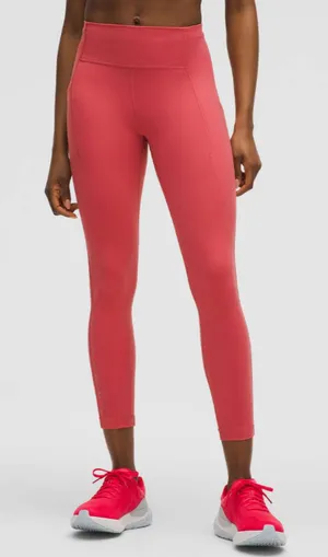 Lululemon Swift Speed High-Rise Tight 25" *Updated Desert Red Size 14 thumbnail 1