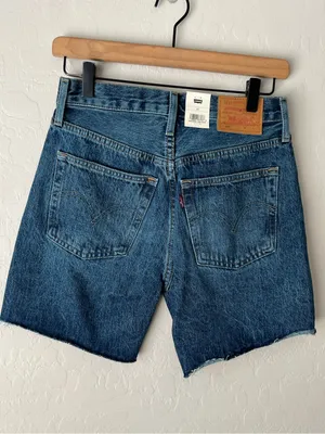 Levi’s 501 mid thigh jeans shorts NEW 25 thumbnail 4