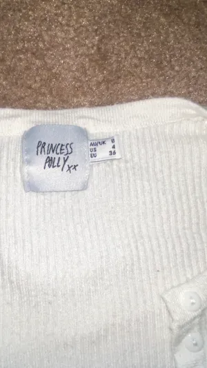 Princess Polly Cropped Long Sleeve Top thumbnail 2