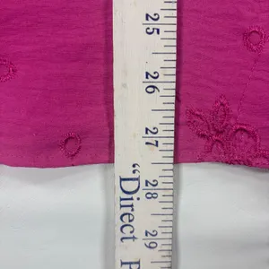 Fred David Magenta Pink Floral Embroidered Shirt Blouse XL Cottagecore Prairie‎ thumbnail 4