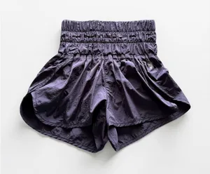 Free People FP Movement The Way Home‎ Shorts Purple High Waist Running XS thumbnail 1