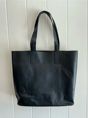 A Nice Large Lightweight Black Everlane The Day Square Tote Shoulder Handbag Bag thumbnail 6