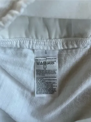 Old Navy White Elastic-Waist Cotton Shorts thumbnail 4