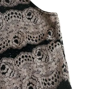 Privy Size S High Neck Lace Bodycon Maxi Dress Black Gold Special‎ Occasion NYE thumbnail 6