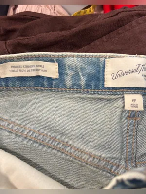 Universal Threads Highest Straight Ankle Jeans Size 6 NWT thumbnail 7
