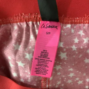 La Seuza Pajama Pants Small Red Lightweight Lounge‎ Sleepwear Cozy thumbnail 5