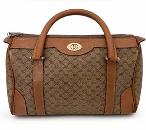 Vintage Gucci GG Monogram Boston Satchel Bag thumbnail 1