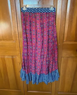 Neiman Marcus Pure Nordic Bohemian Asymmetrical Hem Skirt S NWT thumbnail 3