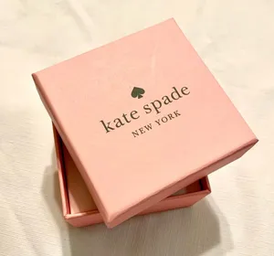 Kate Spade Pearl earrings with golden crown/sun detail - “flying colors” cream thumbnail 3