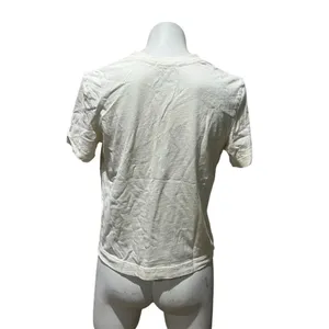 Quiksilver T-Shirt Womens M Cream Graphic Logo Crew Neck Short Sleeve Tee thumbnail 7