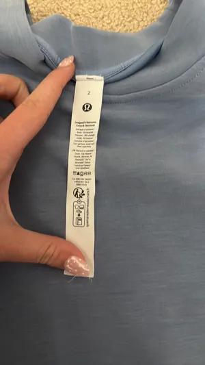 Lululemon Cropped Crew Softstreme Oversized thumbnail 3