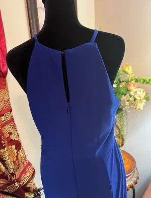Formal blue evening dress Size L thumbnail 4