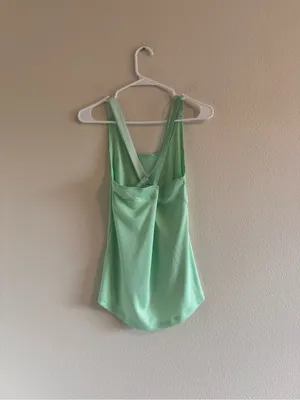 Under Armour Light Green Scoop Neck Tank thumbnail 3