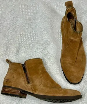 UGG Women's Size 10 Aureo II Brown Suede Ankle Boot thumbnail 1