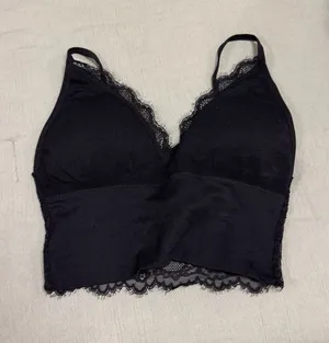 Lace bralette Black Size M thumbnail 1