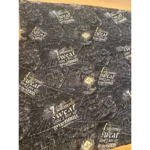 NWT Harry Potter Marauders Map 'I Solemnly Swear' Infinity Scarf Azkaban Book 3‎ thumbnail 3