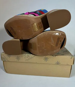 Free People Lisbon Platform Mules Cherry Heart Multi casual classic stylish thumbnail 6
