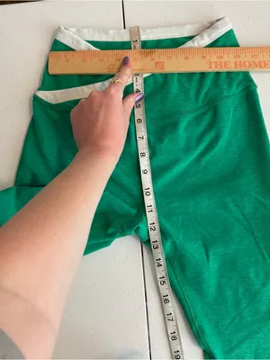 Beyond Yoga Spacedye Outlines High Waisted Midi Leggings Green Grass White‎ S thumbnail 4