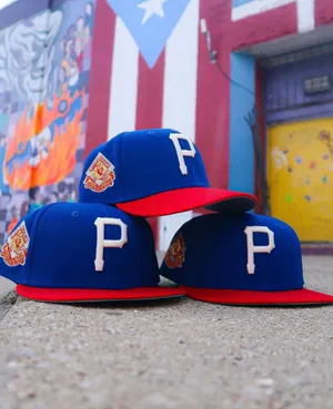 Caps and curls Pittsburg pirates Puerto Rico festival exclusive size 7 brand new sold out autographed with pin thumbnail 10