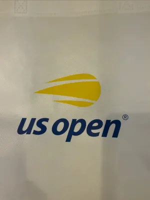 US Open Tennis x Amex White Shopping Tote Bag New Durable Reusable Carryall thumbnail 2