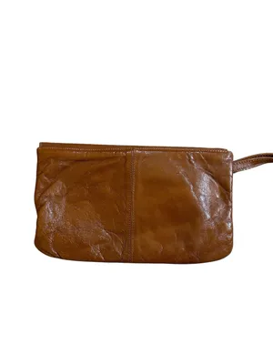 Vintage Genuine Leather Clutch Wristlet Envelope Bag Buckle Snap Button Casual thumbnail 4