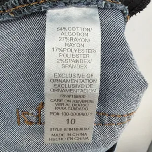 Democracy "Ab" Technology Skinny Mid Rise Jeans Dark Wash Stretch Denim Size 10 thumbnail 10