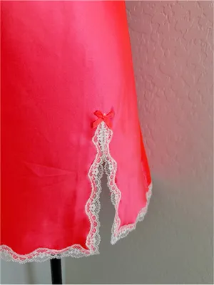 Victoria's Secret Satin & Lace Trim Slip Dress Chemise Sexy Nightgown Size S thumbnail 5