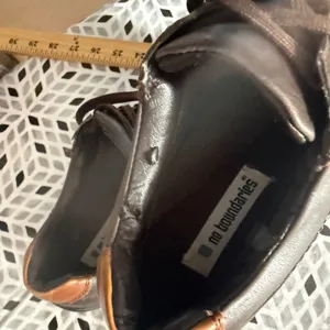 No Boundaries Vintage Y2k 90s‎ Brown Lace Up Sneakers Women 7 Square Grunge thumbnail 6