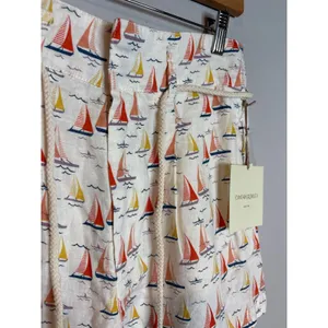 NWT Cynthia Rowley linen sailboat shorts thumbnail 5