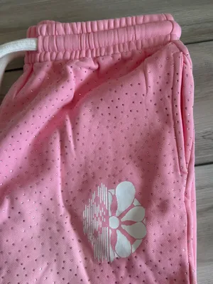 Plastik Flowers Rhinestone Sweatpants Pink Small NWOT IN PACKAGE thumbnail 8