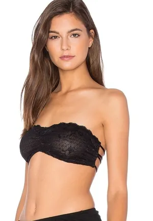 nwt // free people strappy lace bandeau thumbnail 1
