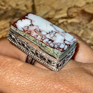 Wildhorse Jasper Ring Size 7 1/4 Brown thumbnail 1