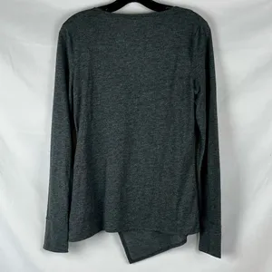 Converse One Star Dark Gray Jersey Top Long Sleeve Medium thumbnail 2