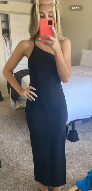 Abercrombie and fitch asymmetrical dress thumbnail 2