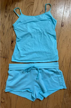 No Boundaries Blue Sweat Set thumbnail 1