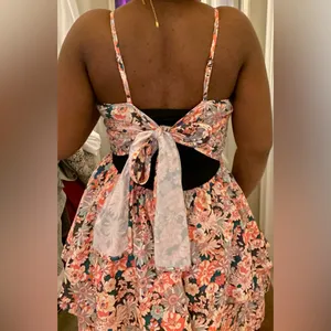 Floral Sleeveless Skort Dress Pink Size L thumbnail 3