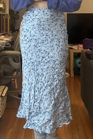 Zara Slip Skirt Blue - Size XS thumbnail 1
