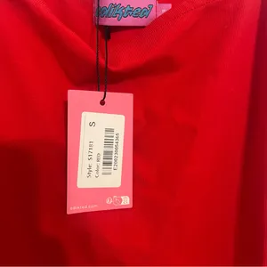 Edikted Vibrant Red Dress thumbnail 3