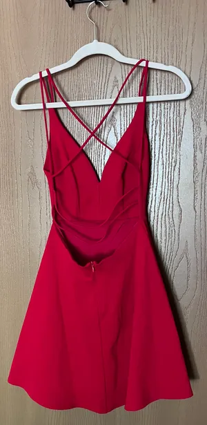 Lulus Red Backless Dress thumbnail 5