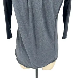 Lululemon Spincity Top Long Sleeve Zip Tee Layer Heathered Black Gray Size 6 thumbnail 8