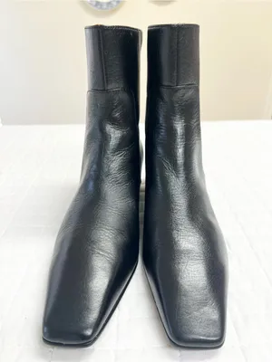 Madewell The Lexie Ankle Boot in True Black Leather Size 8.5 thumbnail 8